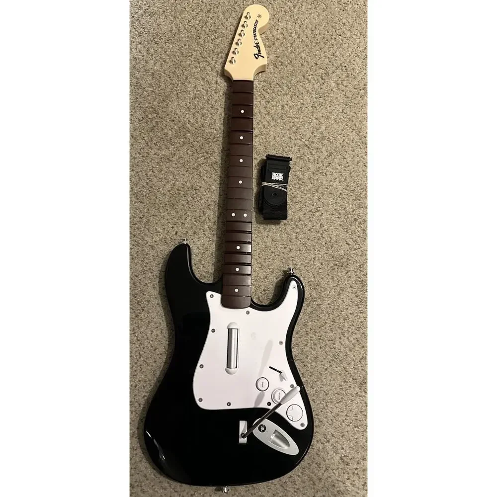 Rock Band 4 PS5 PS4 Wireless Fender Stratocaster Guitar Controller 91261 Works